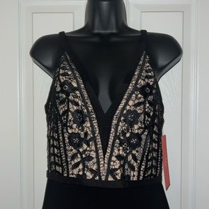 Monique Lhuillier Lace Jumpsuit 4